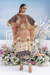 UAE -3PC Printed Lawn Unstitched Suit CL-32478