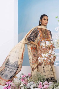 UAE -3PC Printed Lawn Unstitched Suit CL-32478