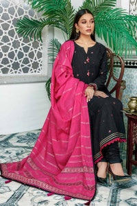 UAE -3PC Jacquard Unstitched Luxury Suit MJ-32033