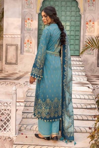 UAE -3PC Glitter Printed Lawn Unstitched Suit CL-32539 B