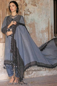 UAE -3PC Chunri Lawn Unstitched Suit CL-22067 A