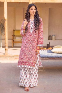 UAE -2PC Lawn Unstitched Printed Shirt Trousers Suit TL-32026 B