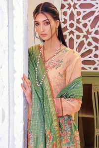 UAE -3PC Embroidered Dobby Unstitched Suit DB-32009