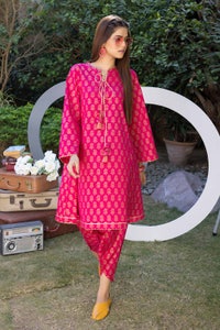 UAE -2PC Lawn Gold Printed Unstitched Suit TL-32039