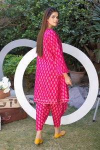 UAE -2PC Lawn Gold Printed Unstitched Suit TL-32039