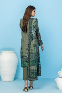UAE -3PC Dhanak Unstitched Printed Suit WNS-32061
