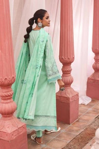 UAE -3PC Embroidered Dobby Lawn Unstitched Suit DB-32007