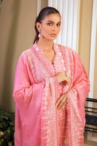 UAE -3PC Embroidered Lawn Unstitched Suit With Embroidered Chiffon Dupatta PM-32038