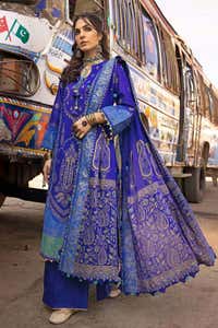 UAE -3PC Glitter Printed Lawn Unstitched Suit CL-32534 A