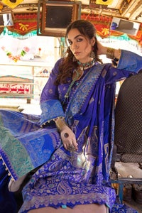 UAE -3PC Glitter Printed Lawn Unstitched Suit CL-32534 A