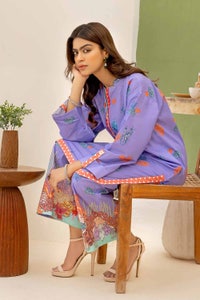 UAE -2PC Printed Cambric Unstitched Suit TCN-32010