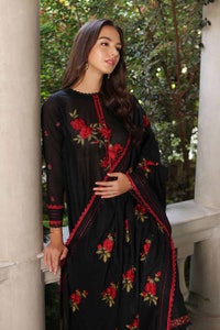 UAE -3PC Embroidered Lawn Unstitched Suit With Embroidered Denting Lawn Dupatta DN-32024
