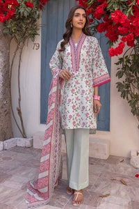UAE -3PC Printed Lawn Unstitched Suit CL-32363 B