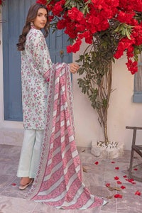 UAE -3PC Printed Lawn Unstitched Suit CL-32363 B