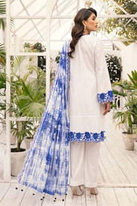 UAE -3PC Embroidered Lawn Unstitched Suit With Embroidered Denting Lawn Dupatta DN-32067