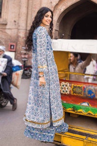 UAE -2PC Lawn Unstitched Printed Shirt Trousers Suit TL-32028 B