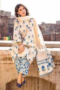 UAE -3PC Lawn Unstitched Printed Suit CL-32239 A