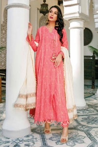UAE -3PC Jacquard Unstitched Luxury Suit MJ-32034
