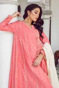 UAE -3PC Jacquard Unstitched Luxury Suit MJ-32034