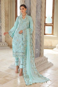 UAE -3PC Sequins Embroidered Lawn Unstitched Suit With Sequins Embroidered Chiffon Dupatta PM-32036