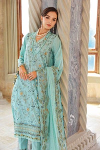 UAE -3PC Sequins Embroidered Lawn Unstitched Suit With Sequins Embroidered Chiffon Dupatta PM-32036