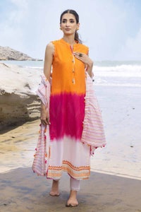 UAE -3PC Embroidered Jacquard Unstitched Suit MJ-32070