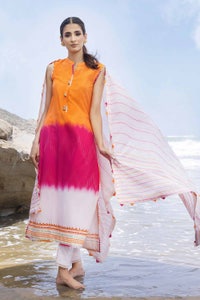 UAE -3PC Embroidered Jacquard Unstitched Suit MJ-32070