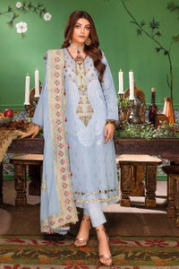 UAE -3PC Jacquard Unstitched Suit MJ-32038