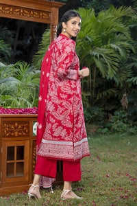 UAE -3PC Lawn Unstitched Printed Suit CL-32226