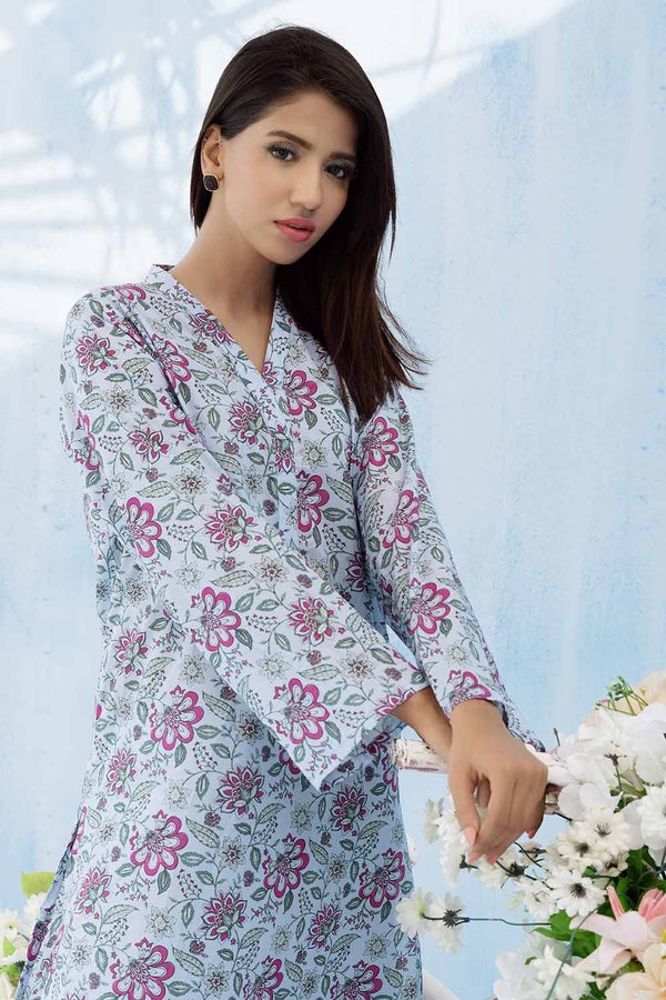 UAE -2PC Printed Lawn Unstitched Suit TL-32078
