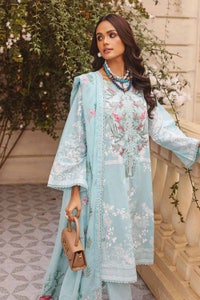UAE -3PC Embroidered Lawn Unstitched Printed Suit With Embroidered Lawn Dupatta CL-32403