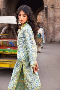 UAE -2PC Lawn Unstitched Printed Shirt Trousers Suit TL-32028 A