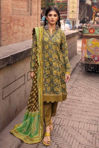 UAE -3PC Lawn Unstitched Printed Suit CL-32449 A
