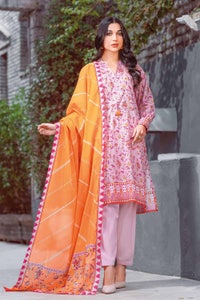 UAE -3PC Lawn Unstitched Printed Suit CL-32289 B