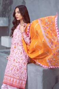 UAE -3PC Lawn Unstitched Printed Suit CL-32289 B