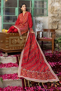 UAE -3PC Lawn Unstitched Printed Suit CL-32253