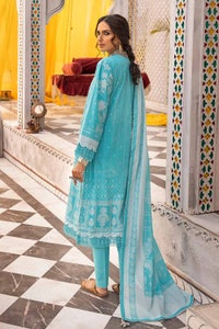 UAE -3PC Glitter Printed Lawn Unstitched Suit CL-32538 B
