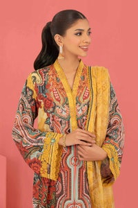 UAE -3PC Crepe Silk Unstitched Suit CR-22002