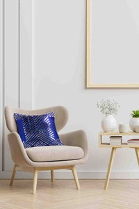 UAE -AW21-GEOMETRIC Digital Foil Cushion Cover
