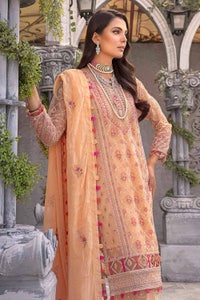 UAE -3PC Sequins Embroidered Net Unstitched Suit with Sequins Embroidered Chiffon Dupatta FE-32052