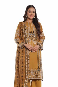 UAE -3 Piece Unstitched Printed Lawn Suit CLP-42143