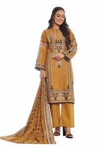 UAE -3 Piece Unstitched Printed Lawn Suit CLP-42143