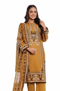 UAE -3 Piece Unstitched Printed Lawn Suit CLP-42143