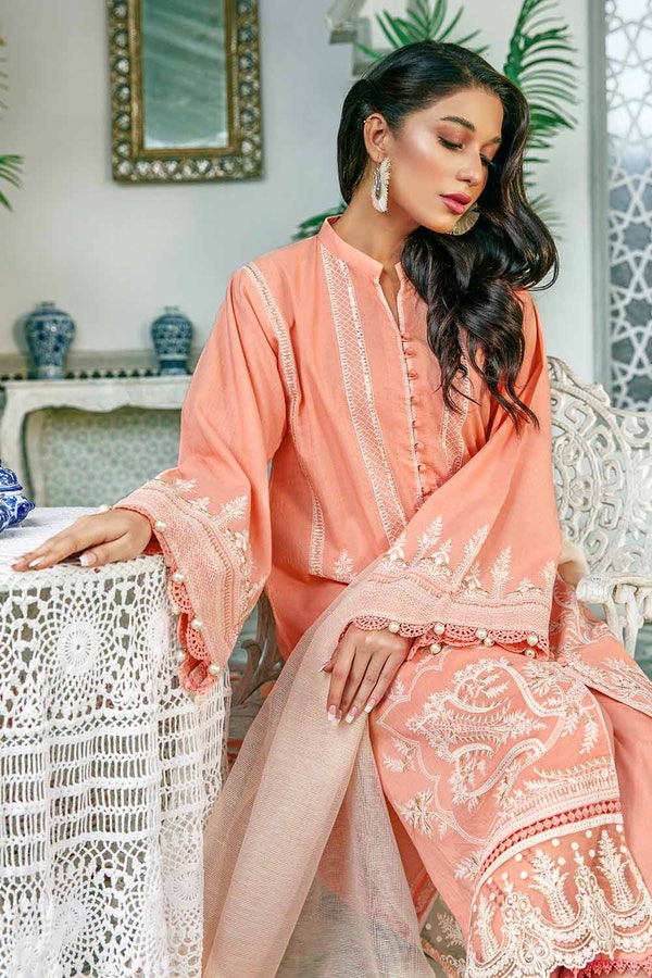 UAE -3PC Luxury Yarn Dyed Unstitched Suit MJ-32031