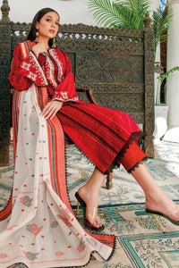 UAE -3PC Embroidered Jacquard Unstitched Suit MJ-32018