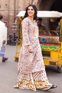 UAE -2PC Lawn Unstitched Printed Shirt Trousers Suit TL-32025 B