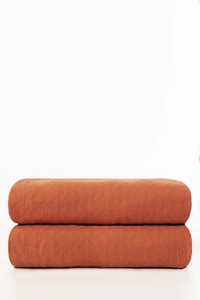 UAE -Ginger Matelasse Blanket
