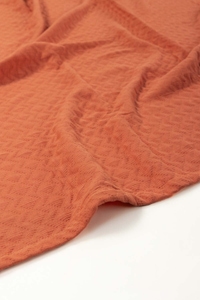 UAE -Ginger Matelasse Blanket