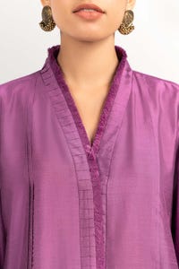 UAE -2PC Festive Suit Kathan Silk Kurta Jamawar Dupatta GLAMOUR-22-07
