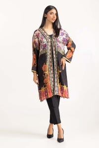 UAE -Shamose Silk Embellished Shirt GLM-23-33